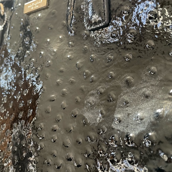 Kate Spade Alexander Avenue Martine Ostrich Embossed Leather EUC Woman’s Purse - Picture 12 of 17